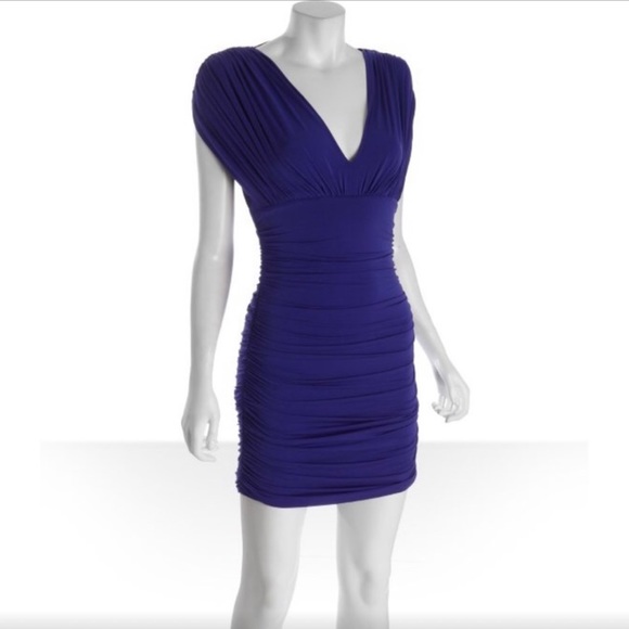 BCBGMAXAZRIA Nevis Regal Blue/Purple Dress - Picture 7 of 7